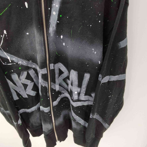 NEWTRAL TOKYO ペイント加工ジップアップスウェットブルゾン メンズ JPN:2