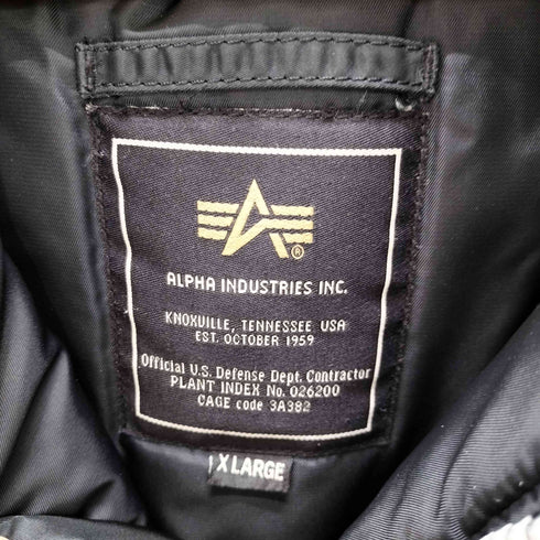 アルファ ALPHA TYPE N-3B ファー ミリタリー フライト ジャケット メンズ import:XL