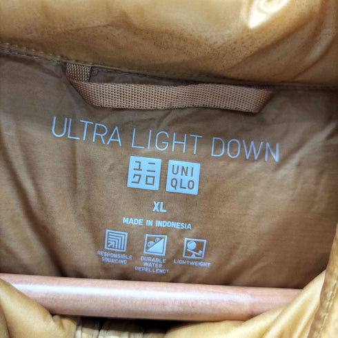 ユニクロ UNIQLO ウルトラライト ダウン ベスト ワイド キルト メンズ JPN:XL
