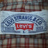 リーバイス Levis 70S 白タブ ガーゼ チェック レギュラーカラーシャツ メンズ import:L