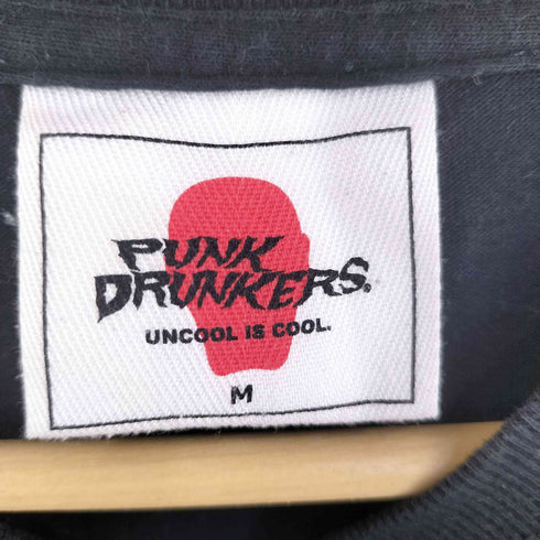 パンクドランカーズ PUNK DRUNKERS マンガ キャラクタープリント Tシャツ メンズ JPN:M