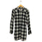 ディーゼル DIESEL 00S 裾 ロゴ ガーゼ ブロック チェック L/S ロング シャツ Y2K メンズ import:M
