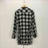 ディーゼル DIESEL 00S 裾 ロゴ ガーゼ ブロック チェック L/S ロング シャツ Y2K メンズ import:M