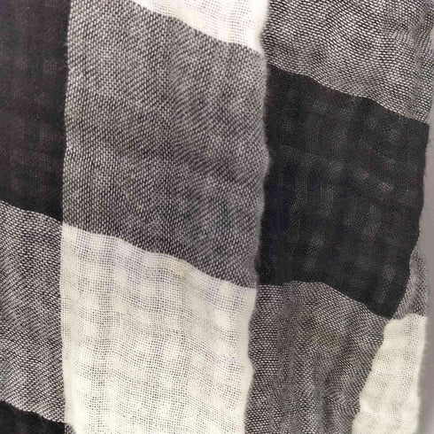 ディーゼル DIESEL 00S 裾 ロゴ ガーゼ ブロック チェック L/S ロング シャツ Y2K メンズ import:M