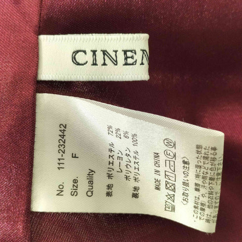 CINEMATIQ ヴァネッサワンピース レディース FREE