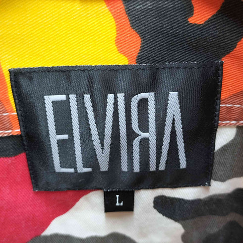エルヴィラ ELVIRA マルチカラーカモ ミリタリージャケット メンズ