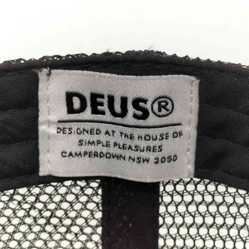 デウスエクスマキナ Deus Ex Machina MORETOWN TRUCKER モアタウン トラッカー キャップ メンズ