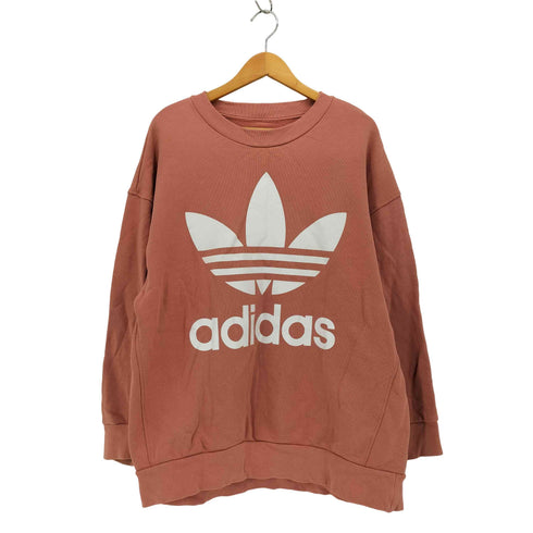 アディダスオリジナルス adidas Originals トレフォイル ロゴ プリント クルーネック スウェット メンズ JPN:L