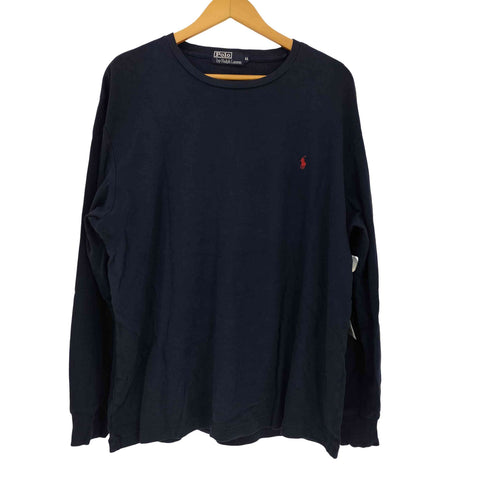 ポロバイラルフローレン Polo by RALPH LAUREN ポニー刺繍 クルーネック ロングスリーブTシャツ メンズ LL