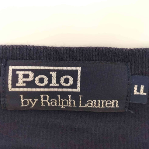 ポロバイラルフローレン Polo by RALPH LAUREN ポニー刺繍 クルーネック ロングスリーブTシャツ メンズ LL