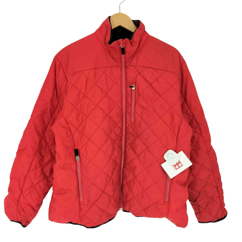 ランズエンド LANDS END Quilted Insulated Hot Pink Full Zip Up Jacket キルティング インサレーテッド ホットピンク フルジップアップ ジャケット メンズ