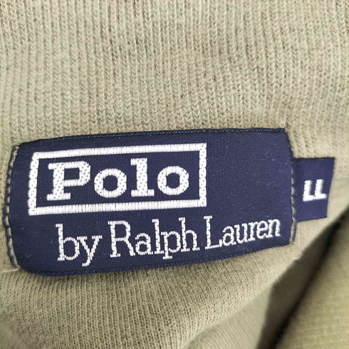ポロバイラルフローレン Polo by RALPH LAUREN ポニー刺繍 コットン ハーフジップスウェット メンズ LL