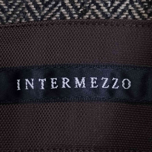 インターメッツォ INTERMEZZO ライナー付き 玉虫 ハーフコート メンズ LL