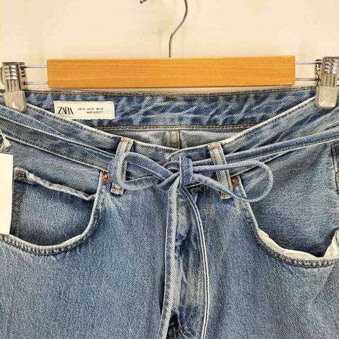 ザラ ZARA ウエストリボンバギーデニム メンズ 38