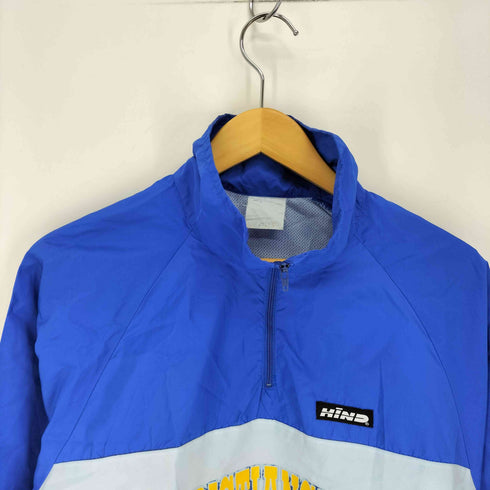HIND CHRISTIANSBURGプリント ハーフジップ ドローコード ナイロン ジャケット メンズ