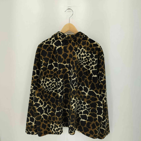 SELENE SPORT ジップアップ レオパード フリースジャケット メンズ 2X