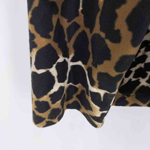 SELENE SPORT ジップアップ レオパード フリースジャケット メンズ 2X