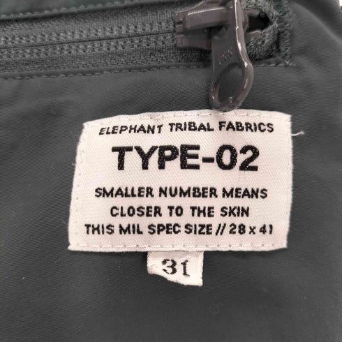 エレファントトライバルファブリックス ELEPHANT TRIBAL FABRICS アクティブ フレア ジップパンツ メンズ