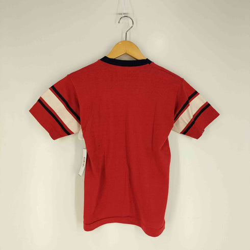 チャンピオン Champion 70s バータグ USA製 キャラクター リンガーTシャツ レディース import:L