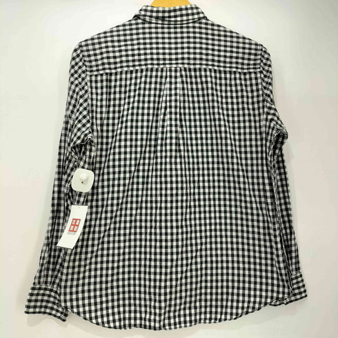 ブラックコムデギャルソン BLACK COMME des GARCONS AD2008 ギンガムチェック レギュラーカラー シャツ メンズ JPN:L
