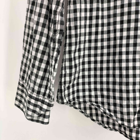 ブラックコムデギャルソン BLACK COMME des GARCONS AD2008 ギンガムチェック レギュラーカラー シャツ メンズ JPN:L