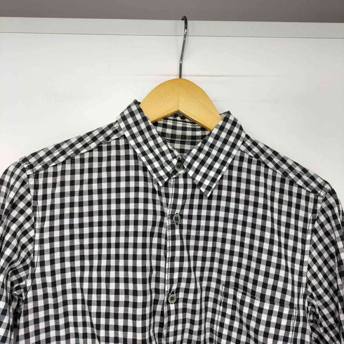 ブラックコムデギャルソン BLACK COMME des GARCONS AD2008 ギンガムチェック レギュラーカラー シャツ メンズ JPN:L