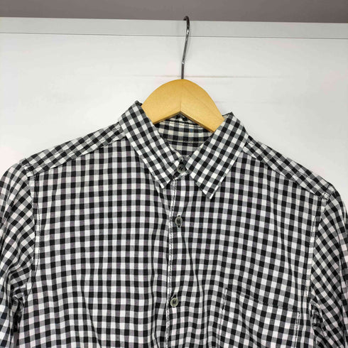 ブラックコムデギャルソン BLACK COMME des GARCONS AD2008 ギンガムチェック レギュラーカラー シャツ メンズ JPN:L