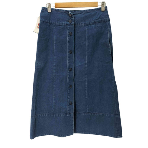 アーペーセー A.P.C. フロントボタン デニムロングスカート レディース EUR:38