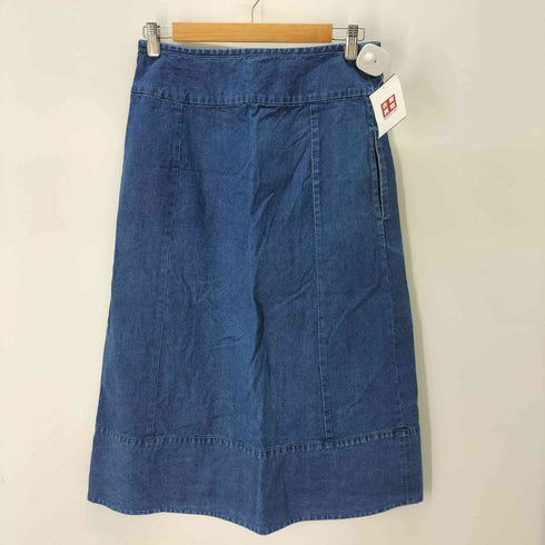 アーペーセー A.P.C. フロントボタン デニムロングスカート レディース EUR:38