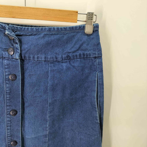 アーペーセー A.P.C. フロントボタン デニムロングスカート レディース EUR:38
