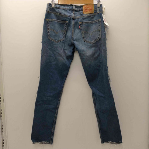 リーバイス Levis サイド ほつれ加工 裾カットオフ スリム ストレート デニム パンツ メンズ W31 L32
