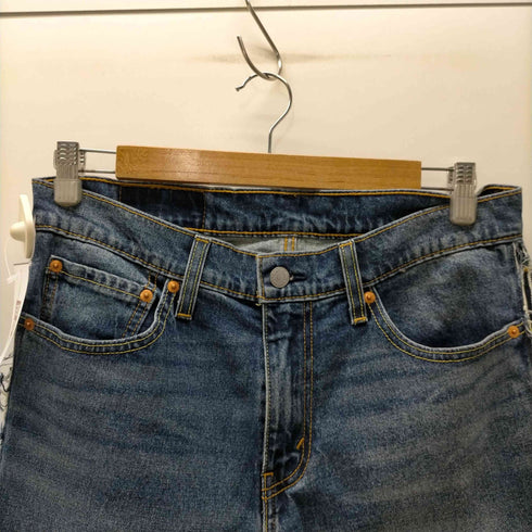 リーバイス Levis サイド ほつれ加工 裾カットオフ スリム ストレート デニム パンツ メンズ W31 L32