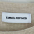 エメルリファインズ EMMEL REFINES アシメリボン 2WAY ニットプルオーバー レディース