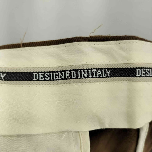 DESIGNED IN ITALY 2タック ストライプ ワイドパンツ メンズ 40L