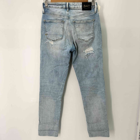 デンハム DENHAM HEIDI STRAIGHT FIT パッチワーク ストレートデニム レディース US:26-27