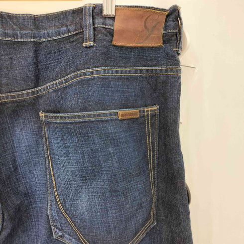 ショーンジョン Sean john ジップフライ インディゴ ワイド デニムパンツ メンズ W42 L32