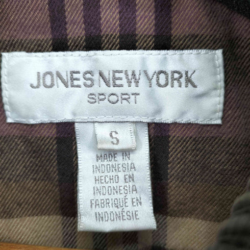 ジョーンズニューヨーク JONES NEW YORK 90-00s 裏地チェック コーデュロイ カバーオール メンズ import:S