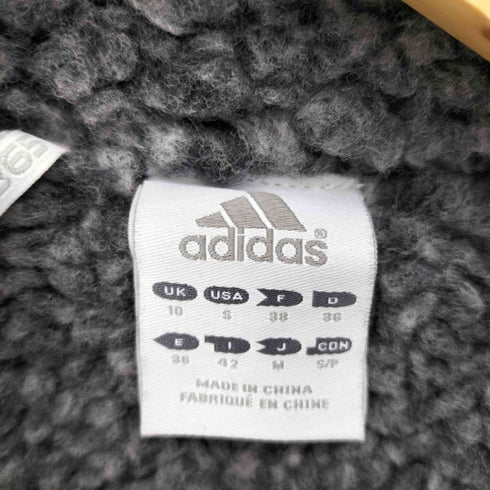 アディダス adidas 00S 裏地ボア パフォーマンスロゴ刺繍 サイドライン 2WAY ベンチ コート メンズ JPN:M