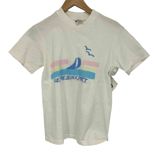 ヘインズ Hanes 90S USA製 シングルステッチ プリントクルーネックTシャツ レディース JPN:S
