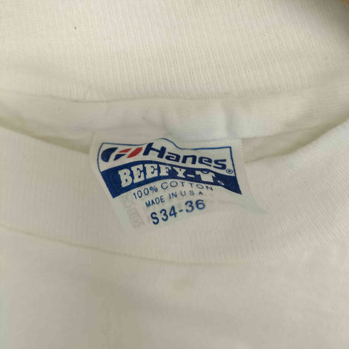 ヘインズ Hanes 90S USA製 シングルステッチ プリントクルーネックTシャツ レディース JPN:S