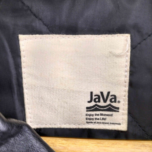 ジャバ JaVa フェイクレザーヴィンテージオーバーブルゾン メンズ JPN:L