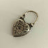 Antique Victorian Silver Heart Padlok Clasp Pendant メンズ