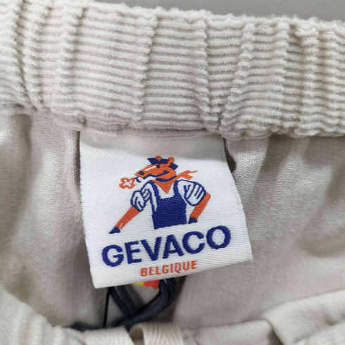 GEVACO コーデュロイ ワイド イージーパンツ レディース JPN:38