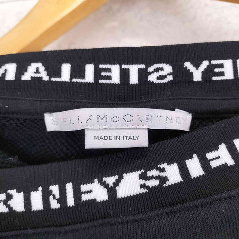 ステラマッカートニー STELLA McCARTNEY ネックロゴスウェットシャツ オフショル レディース 38