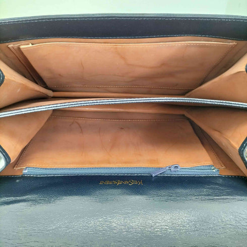 イヴサンローラン Yves Saint Laurent OLD リザード型押し ワンショルダーバッグ レディース