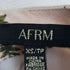 AFRM フラワープリント フリル ブラウス レディース import:XS