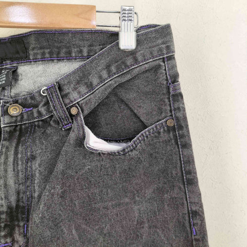 Q By Cruel 00S Purple Stitch Jeans メンズ 36/32