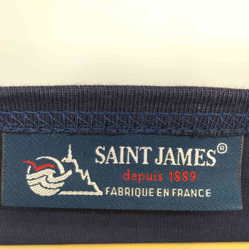 セントジェームス SAINT JAMES フランス製 スリット ボートネック L/S カットソー レディース 36