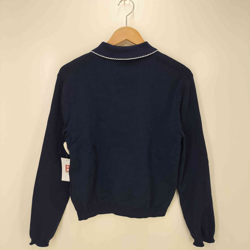 ザラ ZARA ピーターパンカラーニットジャケット カーディガン レディース import:M