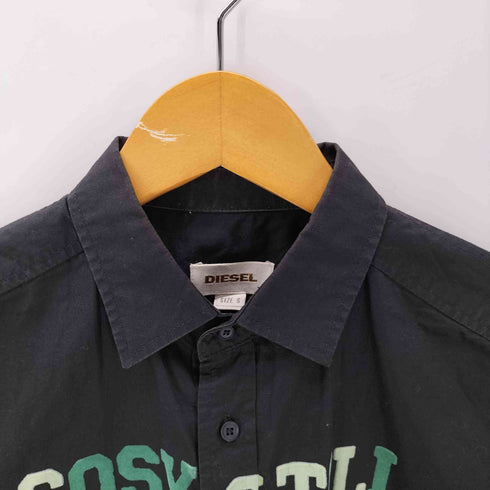 ディーゼル DIESEL COSY STILL FRESH AND YOUNGワッペン半袖シャツ メンズ import:S